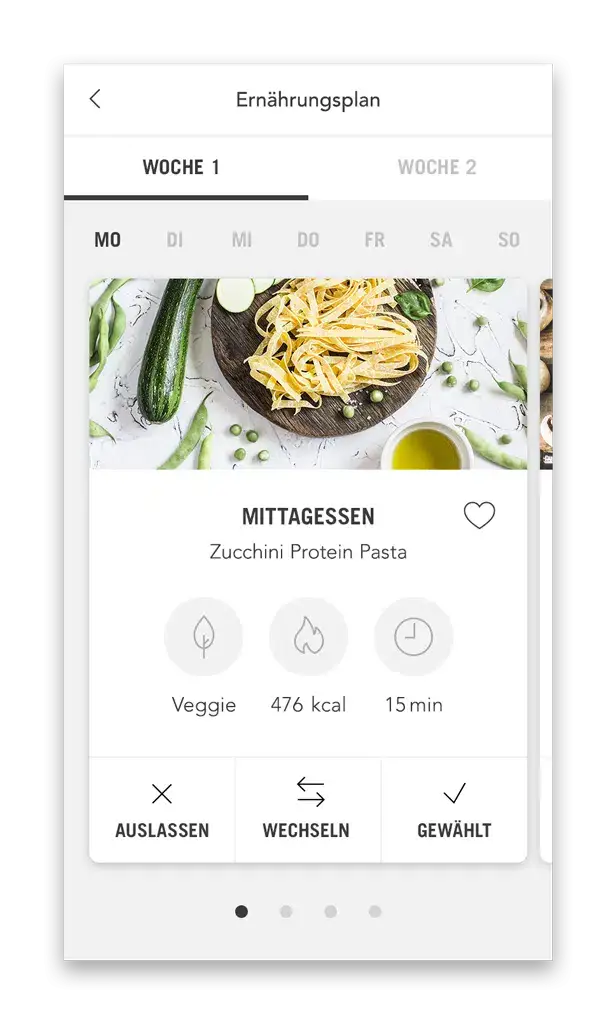 UpFit Training-App mit individuellem Tracking